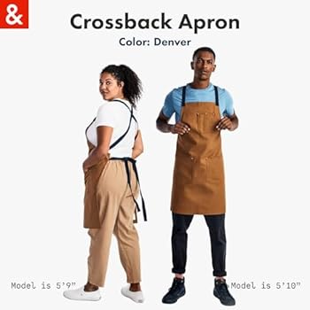 hedley & bennett Crossback Chef Apron – Professional Kitchen Apron