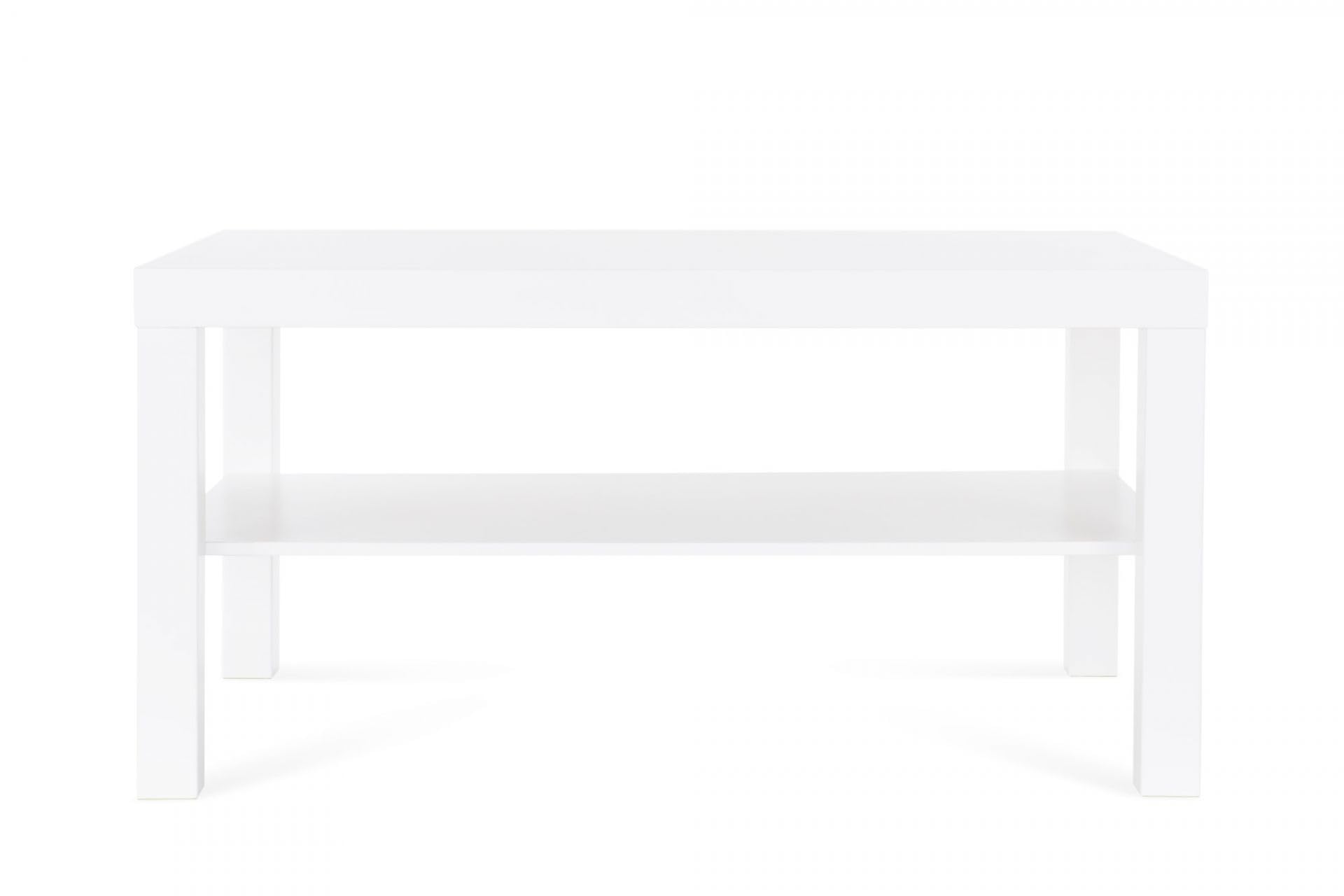 IKEA Lack Couchtisch Wohnzimmermöbel Sofatisch mit Ablageboden 90x55x45cm weiß