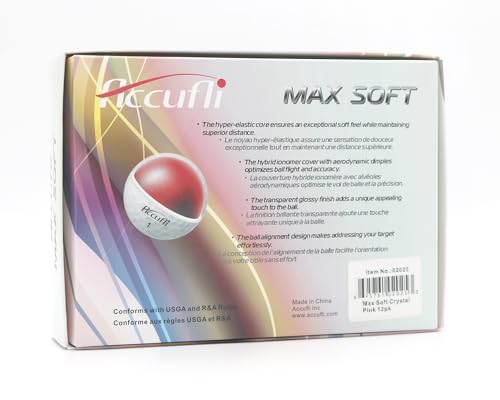 Image of ACCUFLI Max Soft Crystal Golf Balls