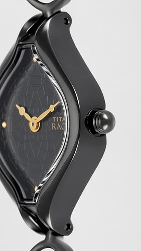Image of Titan Raga Analog Black Dial Women's Watch -NM2531NL01 / NL2531NL01 /NP2531NL01
