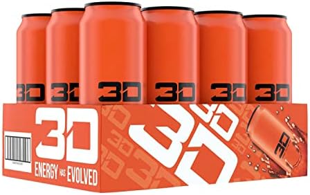 3D Energy Drink - Orange - 12 Cans