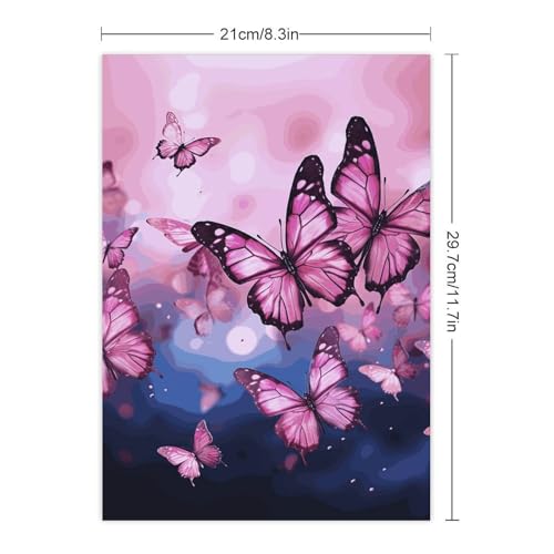 Autocollants papillons roses pour identifier facilement sa bouteille d'eau - 3