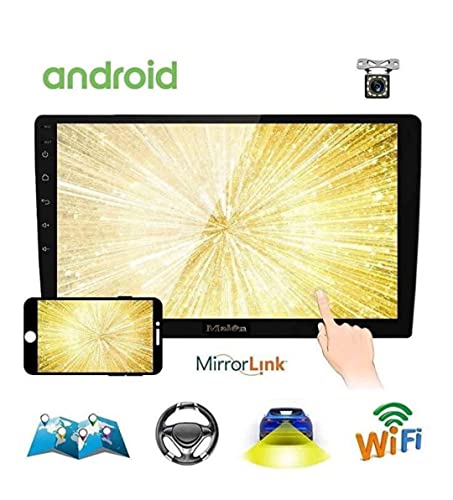 Image of Malon 9 inch car Android Double din Player(2GB /32GB) capacitive Touch Screen Quad core Processor, 1080P HD Screen, Android Version and BT 5.0, Wi-fi, GPS, USB 2.0, Navigation