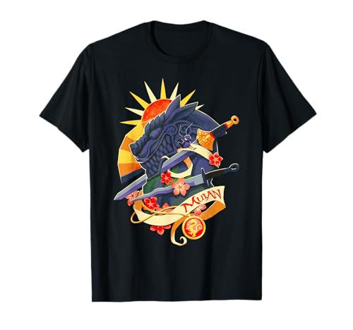 T-shirt Mulan Cri-Kee Disney haut anti-déformation coton respirant durable