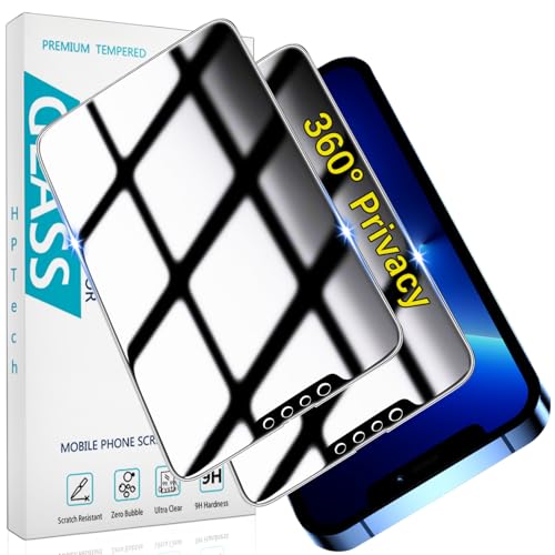 Film protecteur écran iPhone 13 verre trempé anti-espion 4 directions 360