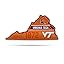 Virginia Tech Hokies State Shape