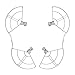 Propeller Guard Compatible for DJI Mini 4 PRO, Drone Propellers Protective Ring for Drones Blades Flight Safety Propeller Paddle Protection Anti-Collision Wing Bumper Protector