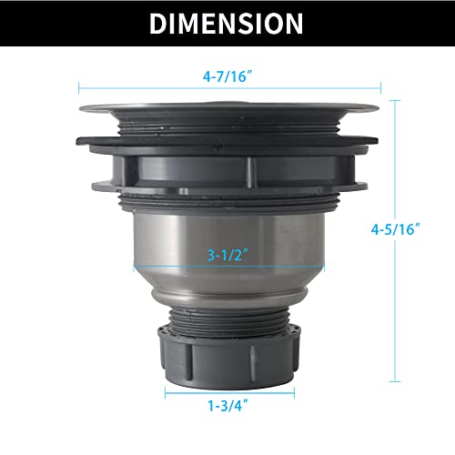 Filtre d'évier en acier inoxydable 304 premium - 6
