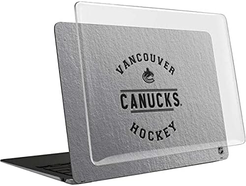 Skinit Case + Skin Compatible with MacBook Air 13in M1 (2021) - Officially Licensed NHL Vancouver Canucks Black Text Design