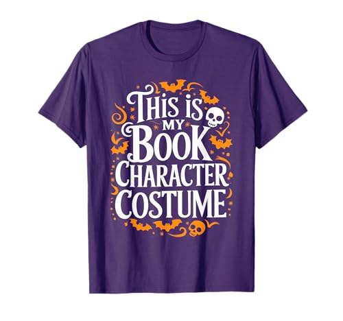 This is My Book Character Costume Funny Halloween Costume T-Shirt