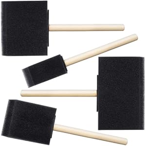 SmallCat Schaumstoff-Pinsel, 4 Größen