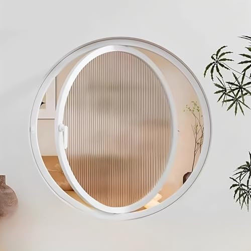 Ventana redonda giratoria de eje central de 40 cm con cristal Changhong para cobertizo 2