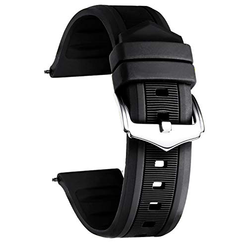 Bracelet montre silicone sport BINLUN en caoutchouc durable de qualité supérieure