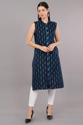 Image of SHRUTHI Women's Viscose Striped Straight Regular Ethinic wear Kurta