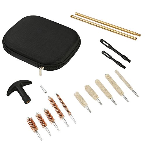 Ferramenta de limpeza de rifle, com uma bolsa de transporte Kit de limpeza de armas para ferramentas