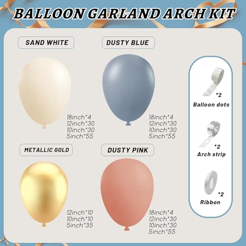 Image of Gender Reveal Balloon Garland Arch Kit,412pcs Pink and Blue balloons 18 12 10 5 Inch for Gender Reveal Decorations Birthday Baby Shower Wedding Bridal