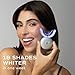 MOON Teeth Whitening Kit, Platinum Teeth Whitener LED Device, 28 Dissolving White Strips, Yellow, Blue & Red Light Whitening Tray for Gum Health & Fresh Breath, Whitens Up to 18 Shades (4 Piece Kit)