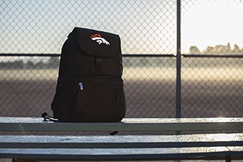Black Denver Broncos Zuma Cooler Backpack #TOP1