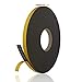 Produktbild everlar® EPDM Dichtungsband selbstklebend I Profiqualität Made in Germany I 12x3mm 10m I Schaumstoff Klebeband I Fenster- & Türdichtung I Moosgummi Vorlegeband I Dichtband selbstklebend