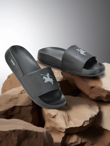 Image of Cantabil Casual Sliders for Men l Lightweight & Comfortable with Cushioned Insole EVA Upper EVA Sole Slip on Closure (P MSLP00033)