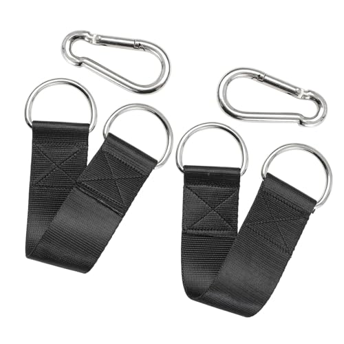 Ywmsfl Heavy Type Swing Strap with Carabiner Breaking Strength Nylons Hammocks Belt for Outdoor Use