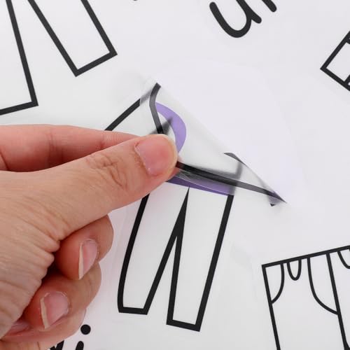Etiquetas adhesivas para organizar ropa infantil IMIKEYA en PVC creativo 6