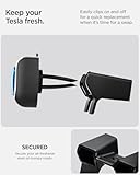 Spigen [2025 All New Upgraded] Tesla Model Y 2025 Juniper and Model 3 Highland 2024 2025 Air Freshener Adapter Clip, Secure Adhesive Airvent Mount, Designed for Tesla Accessories - 2 Pack, Black - Image 6