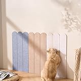 RizzQi Cat Scratcher, Cat Scratching Posts, Cat Scratchers for Indoor Cats, 3-Pack Cuttable Cat Furniture Protectors - Long-Lasting and Durable for All Cats（Deep Camel/Light Came/Light Gray）