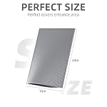 ESTHELLO Cat Litter Mat, Cat Litter Trapping Mat, Honeycomb Double Layer Design, Easy to Clean,Washable (24’’ x 15’’ Gray - Image 2