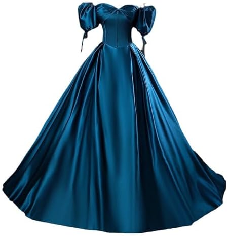 Off The shoulder Victorian Style Southern Belle Ball Gown Puff Long Sleeve Princess Lolita Tea Dress Rococo Dress