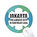 Produktbild Jakarta GröÃte Stadt Südostasien Round Rubber Blue Snowflake Maus Pad