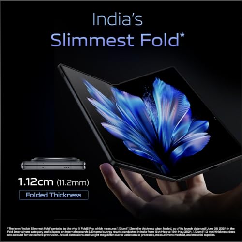 Image of vivo X Fold3 Pro 5G (Celestial Black, 16GB RAM, 512GB Storage) with No Cost EMI /Additional Exchange Offers