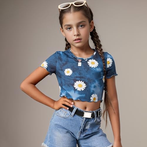 VONMELLI 3 pack Kids Adjustable Magnetic Belt Boys Girls Easy Clasp Stretchy Belt for School Uniform Pants2