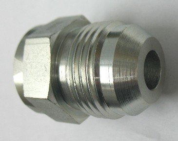 AF 2406-06-08 - 3/8 Female JIC 37 Degree Flare (9/16''-18 Threads) X 1/2 Male JIC 37 Degree Flare (3/4''-16 Threads)