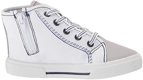 Carter's Boy's Nash High Top Sneaker, White, 11 Little Kid | Image 5