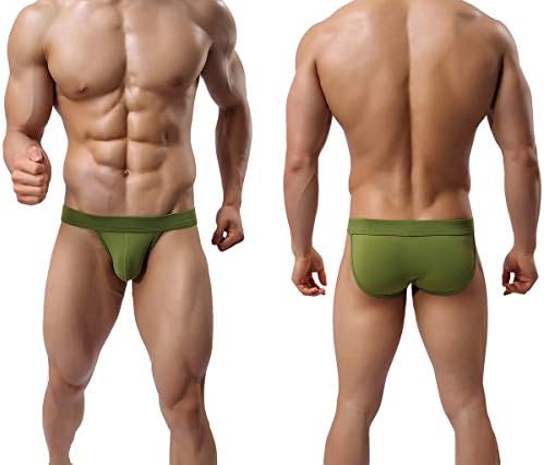 YuKaiChen Men's Briefs Low Rise Bikini Underwear Bulge Enhancing