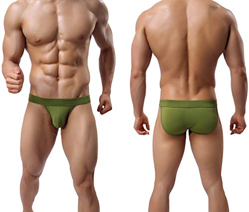 YuKaiChen Men's Briefs Low Rise Bikini Underwear Bulge Enhancing