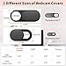 Yilador Webcam Cover, 0.03in Ultra Thin Slide Web Camera Covers for Laptop Computer Smartphone Mac iMac MacBook, Sliding Blocker Cover Protect Your Privacy Security (3*Small+3*Big)