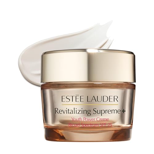 Image of Estee Lauder Revitalizing Supreme+ Youth Power Cream Moisturizer with Hyaluronic Acid & Peptides, Anti Aging | Face & Neck Cream