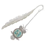 Marque-page en métal : et motif hibou, de cadeaux pour étudiants et enfants pour encourager à apprendre, marque-page lumineux