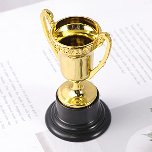 CLISPEED Mini Troféu De Plástico 25 Peças Troféu De Copo De Para Crianças Troféu De Prêmio De Esport