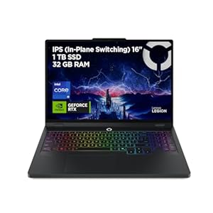 Lenovo Legion Pro 5 Gen10– Portátil Gaming IA 16″ WQXGA (Intel Core i9-14900HX, NVIDIA GeForce RTX 5070, 32GB RAM, 1TB SSD, 240Hz, WiFi 6, Sin Sistema Operativo) QWERTY RGB 24 Zonas Español – Negro