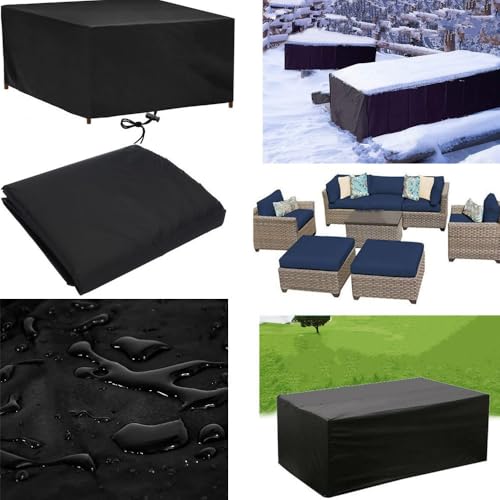 Housse imperméable de jardin 110x70 cm noire anti-UV
