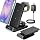KPON 3 in 1 Charging Station for Samsung, Wireless Charger for Thick Cases, Foldable Phone and Watch Charger Stand for Galaxy