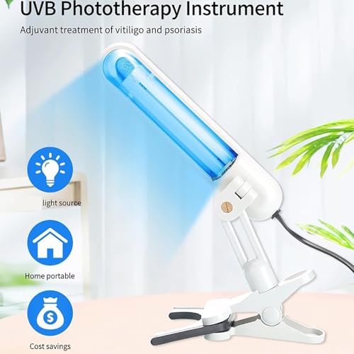 Lampe UVB Photothérapie Peau Corps 48 cm² Portable Traitement Domestique