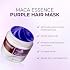 Karseell Purple Hair Mask and Argan Oil Set for Blonde, Silver and Gray Hair, Brass Toning Deep Conditioner for Color-Treated, Bleached or Highlighted Hair, 16.9 oz and 1.69 oz