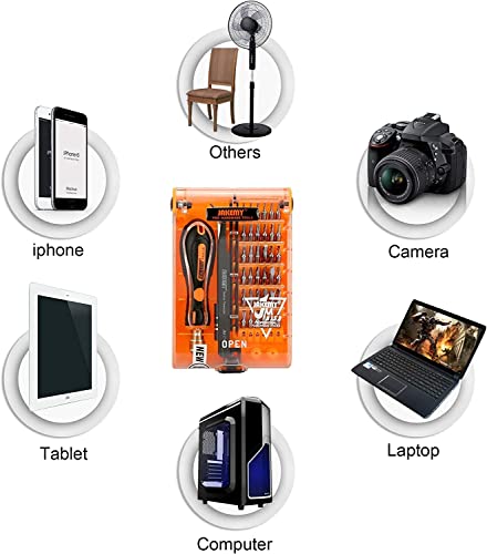 Small Screwdriver Set, Jakemy 36 Magnetic Bits Precision Screwdriver Repair Tool Kit Comes With Opening Tool And Tweezer For Laptop, Iphone, Macbook, Electronics, Eyeglasses, Watch, Doorbell #TOP5