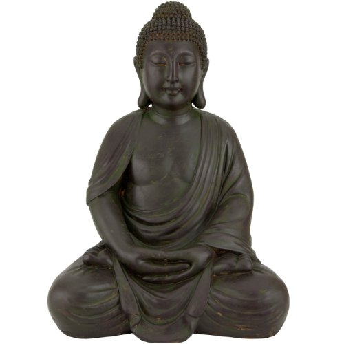 Red Lantern 2.25 ft. Tall Buddha Statue