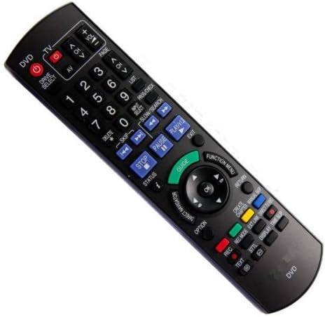 REMOTE CONTROL FOR PANASONIC DVD DMR-EH68, DMR-EH770, DMR-EH57, DMR-EH58, DMR-EH58EP-K - REPLACEMENT
