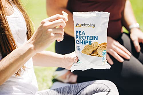 WonderSlim Pea Protein Snack Chips, Cool Ranch, 130 Calories, 10g Protein, Gluten Free (12ct) - Thumbnail 6